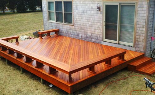 Mahogany Deck — Carpentry By Allen, Martha's Vineyard