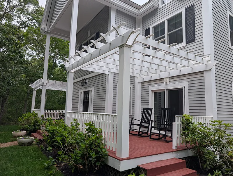 Custom Deck & Pergola in Edgartown — Carpentry By Allen