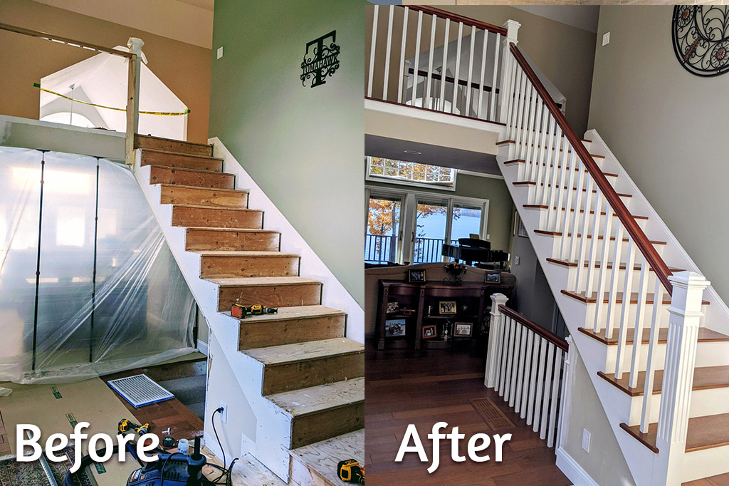 Staircase Remodel — Carpentry By Allen, Martha's Vineyard