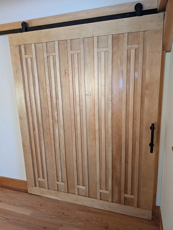 Custom Sliding Barn Door in Chilmark — Carpentry By Allen