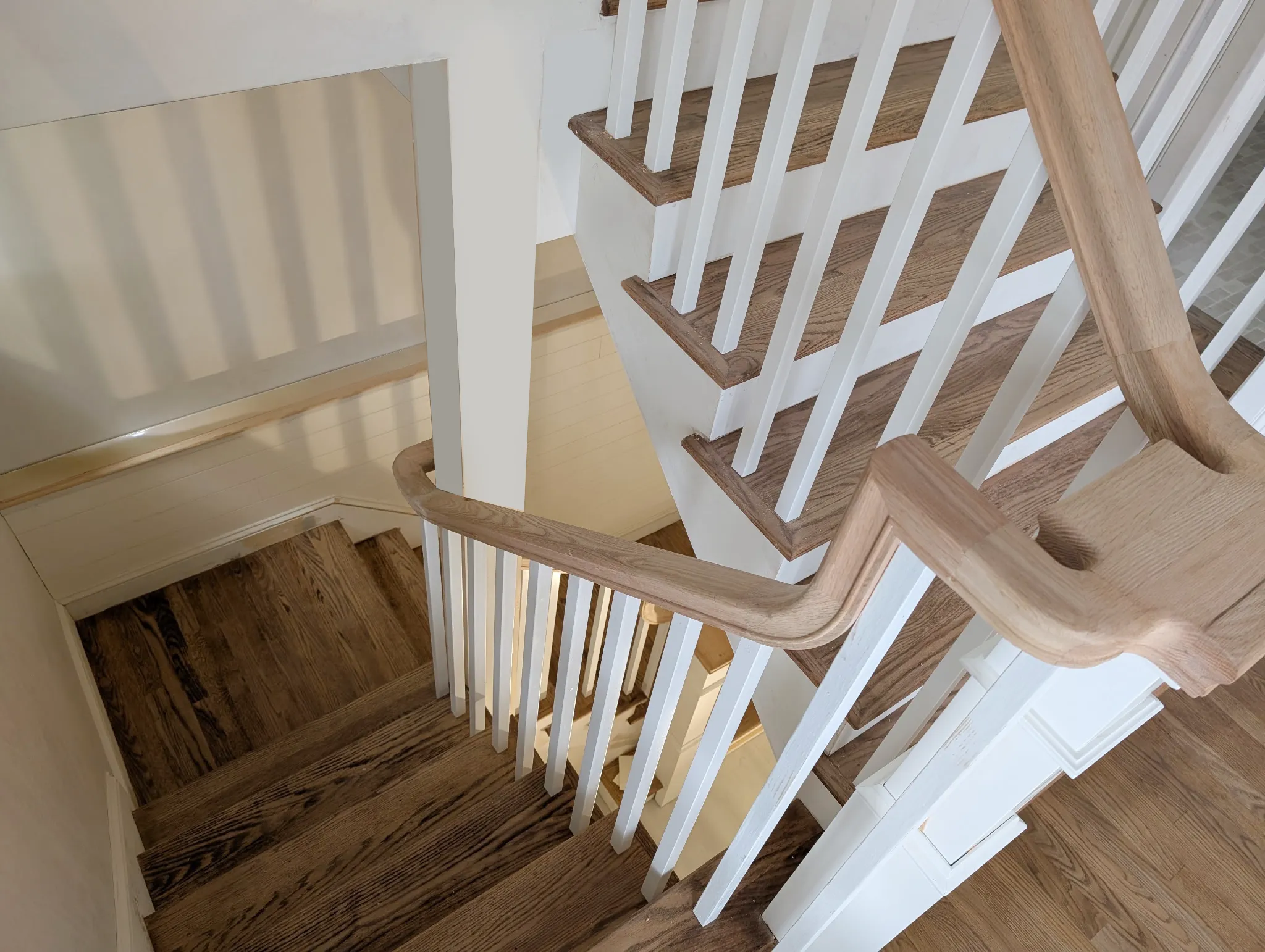 Custom Staircase & Handrail — Carpentry By Allen, Martha's Vineyard