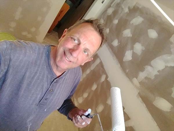 Allen, owner of Carpentry By Allen, at work on a Martha's Vineyard renovation